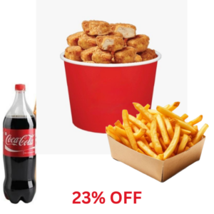 Fried Chicken Mix (16 Stuck) 1.5 L Getrank + Pommes